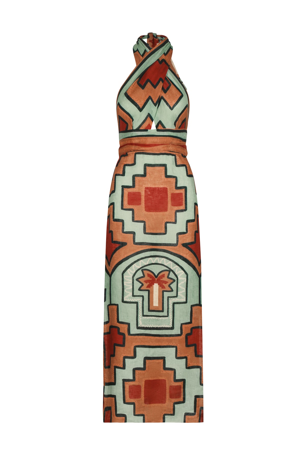 Orange / Energetic Patterns Dress