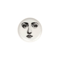 Tema e Variazioni n°6 porcelain coaster - Black & White