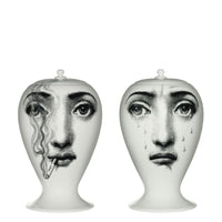 Smoking is bad for you ceramic vase - Black & White