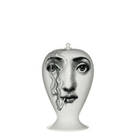 Smoking is bad for you ceramic vase - Black & White