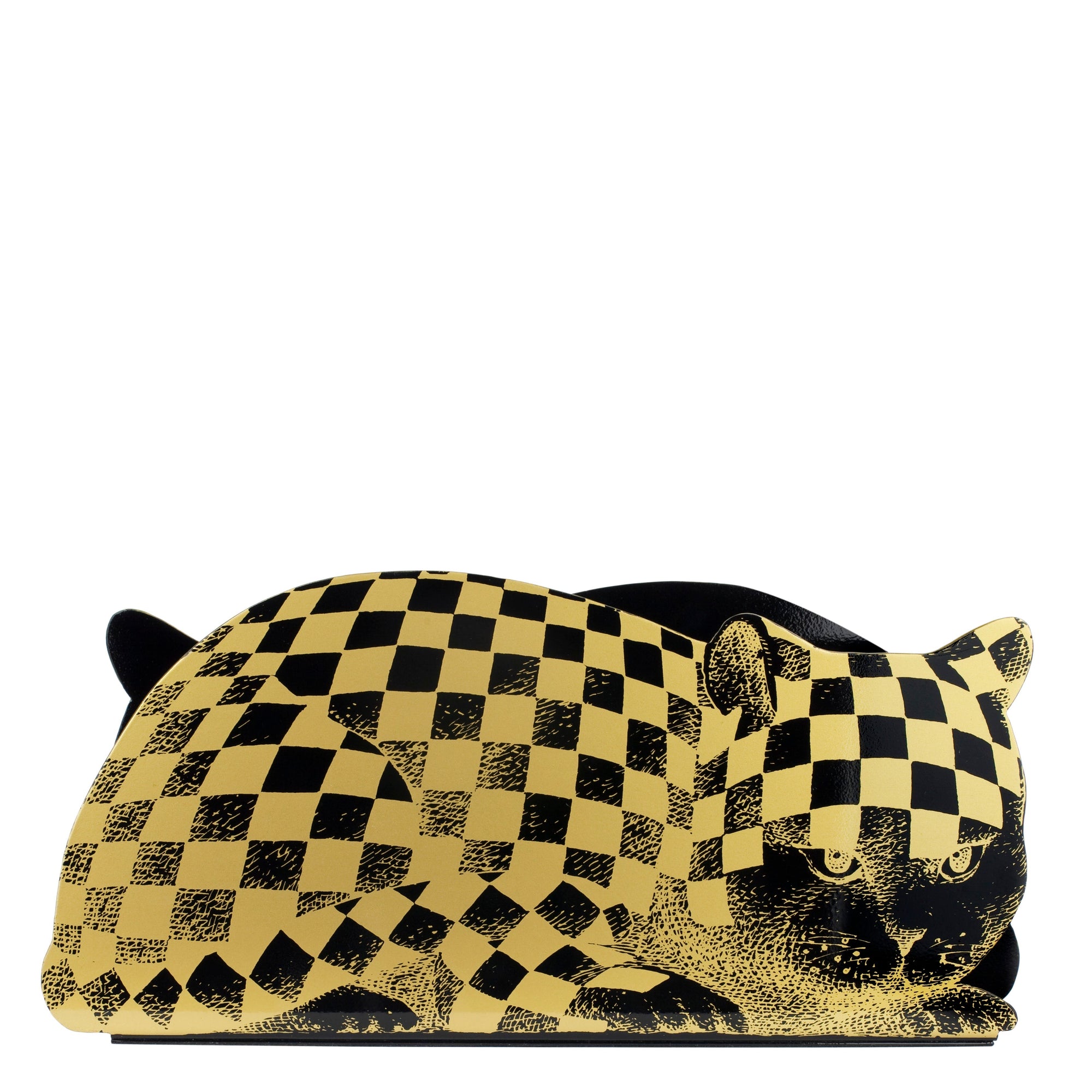 High Fidelity magazine rack - Gold & Black