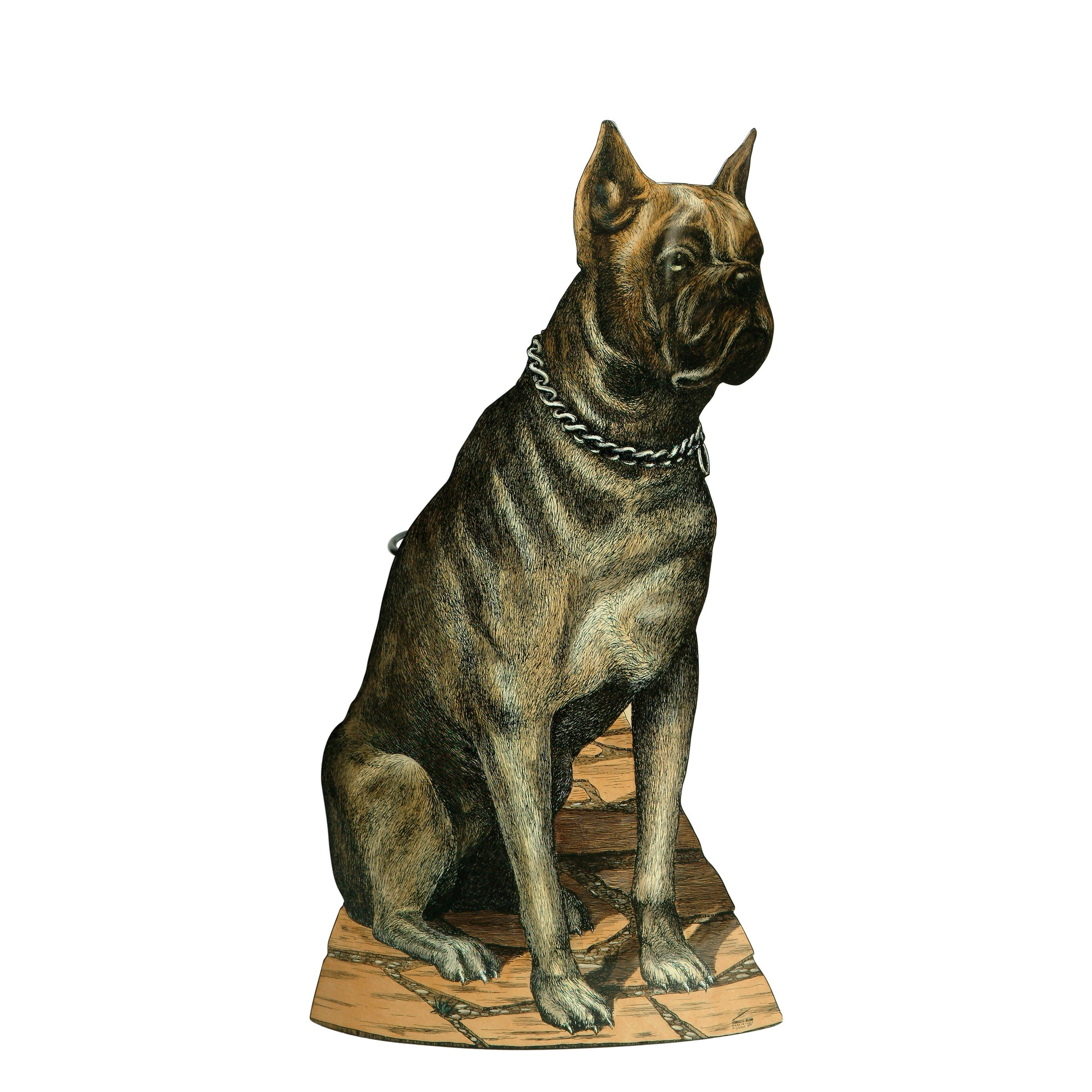 Tigrato Boxer Trompe l'oeil umbrella stand - Multicolour