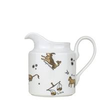 Astronomici porcelain milk jug - Gold & Black & White