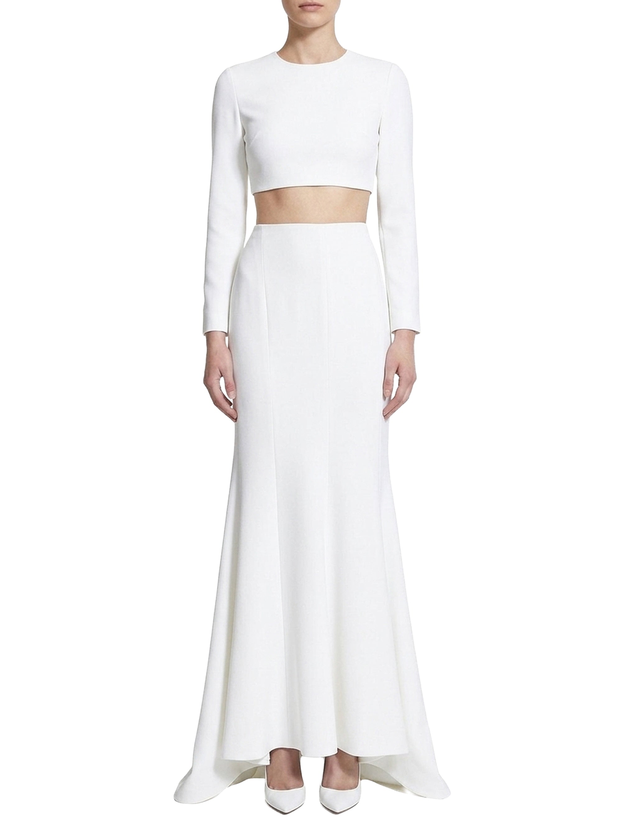 Jupe longue sirène - White Allyssum