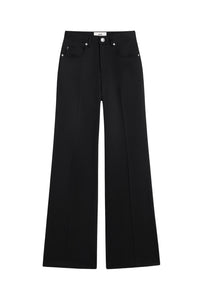 Pantalon flare à taille haute - Black