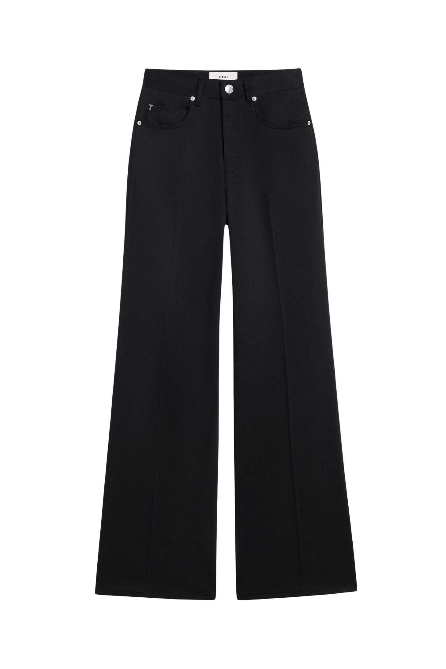Pantalon flare à taille haute - Black