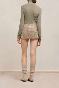 T-shirt col roulé ajusté - Clay