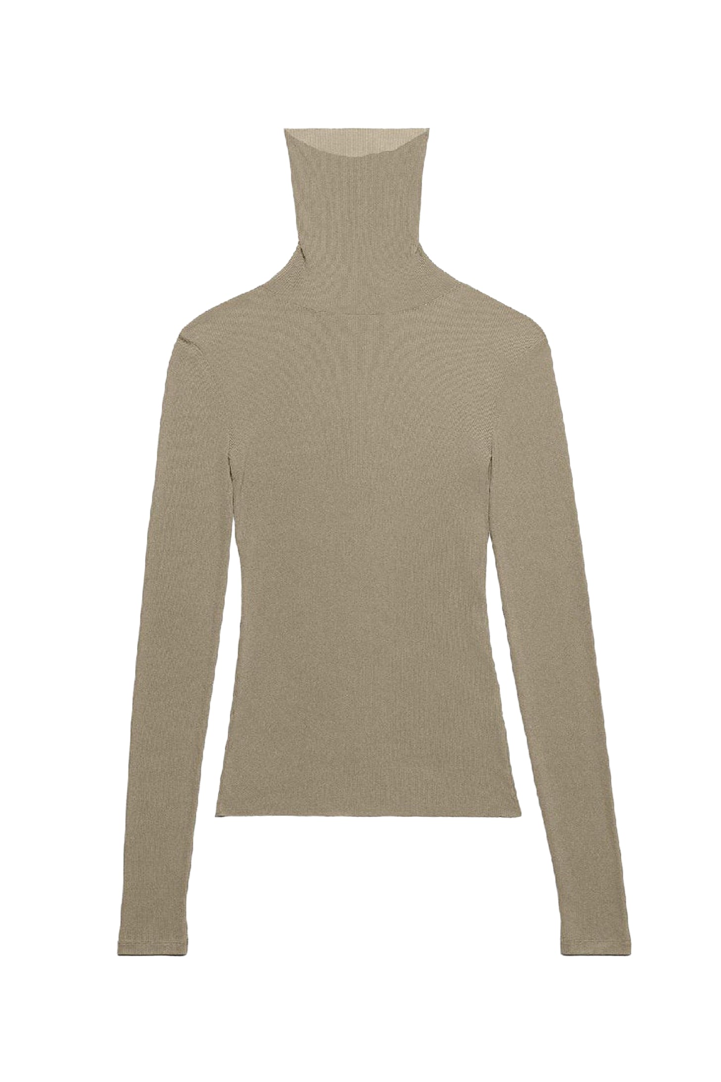 T-shirt col roulé ajusté - Clay