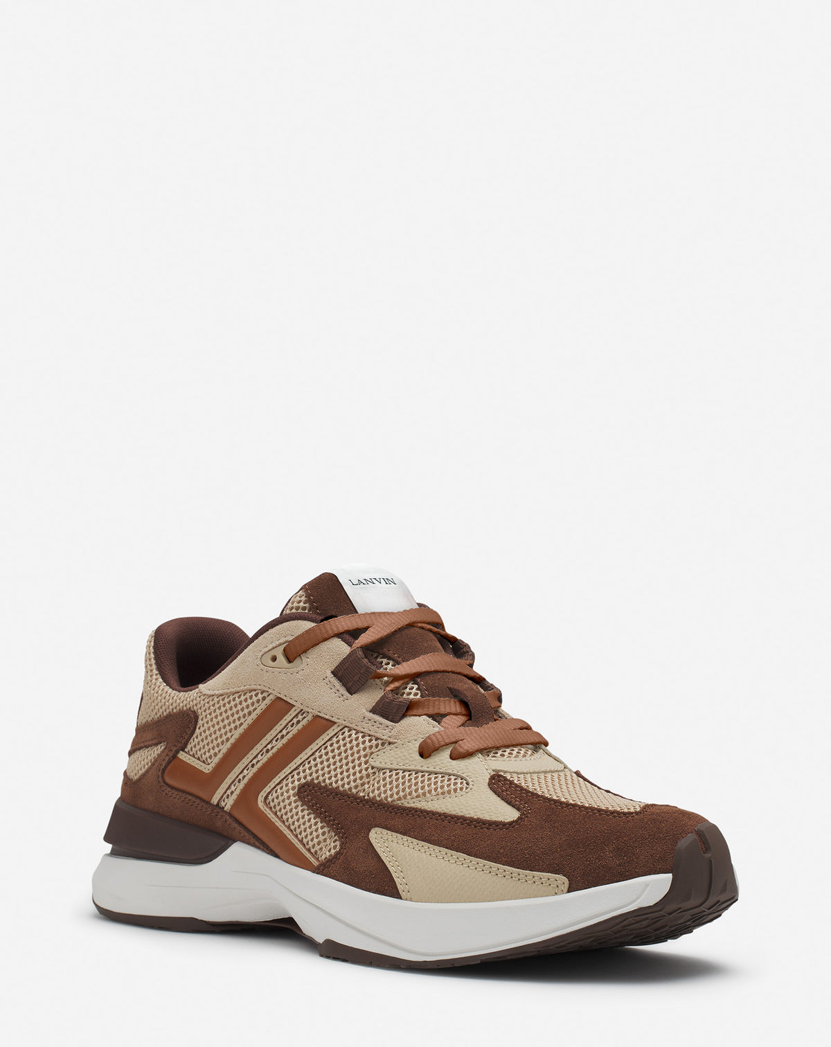 ZZNO STOCK MIXTE BEIGE/MARRON CLAIR SNEAKERS JLA