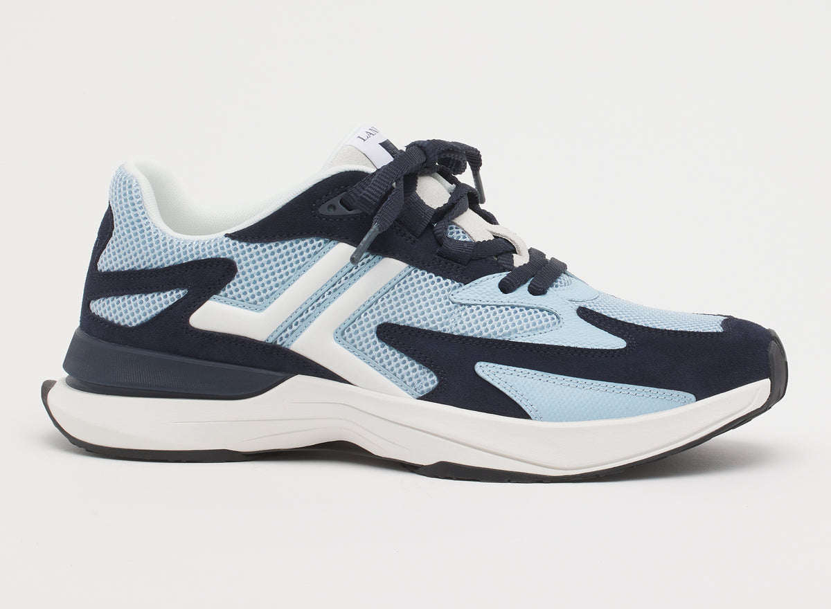 Sneakers jla - Myosotis & bleu marine