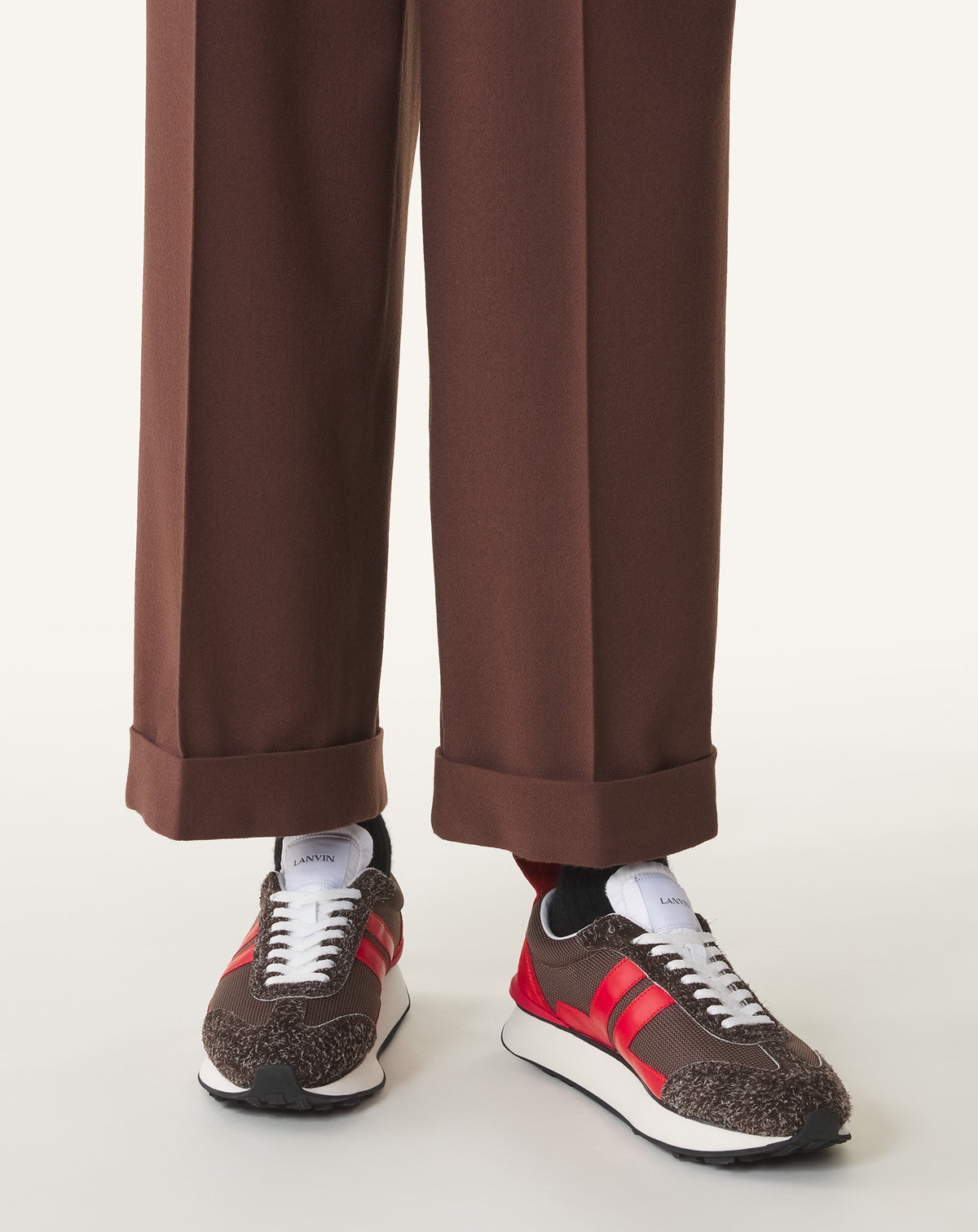 Bumpr mesh - Marron & rouge