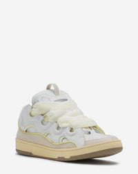 Curb sneakers bicolore - Blanc & beige