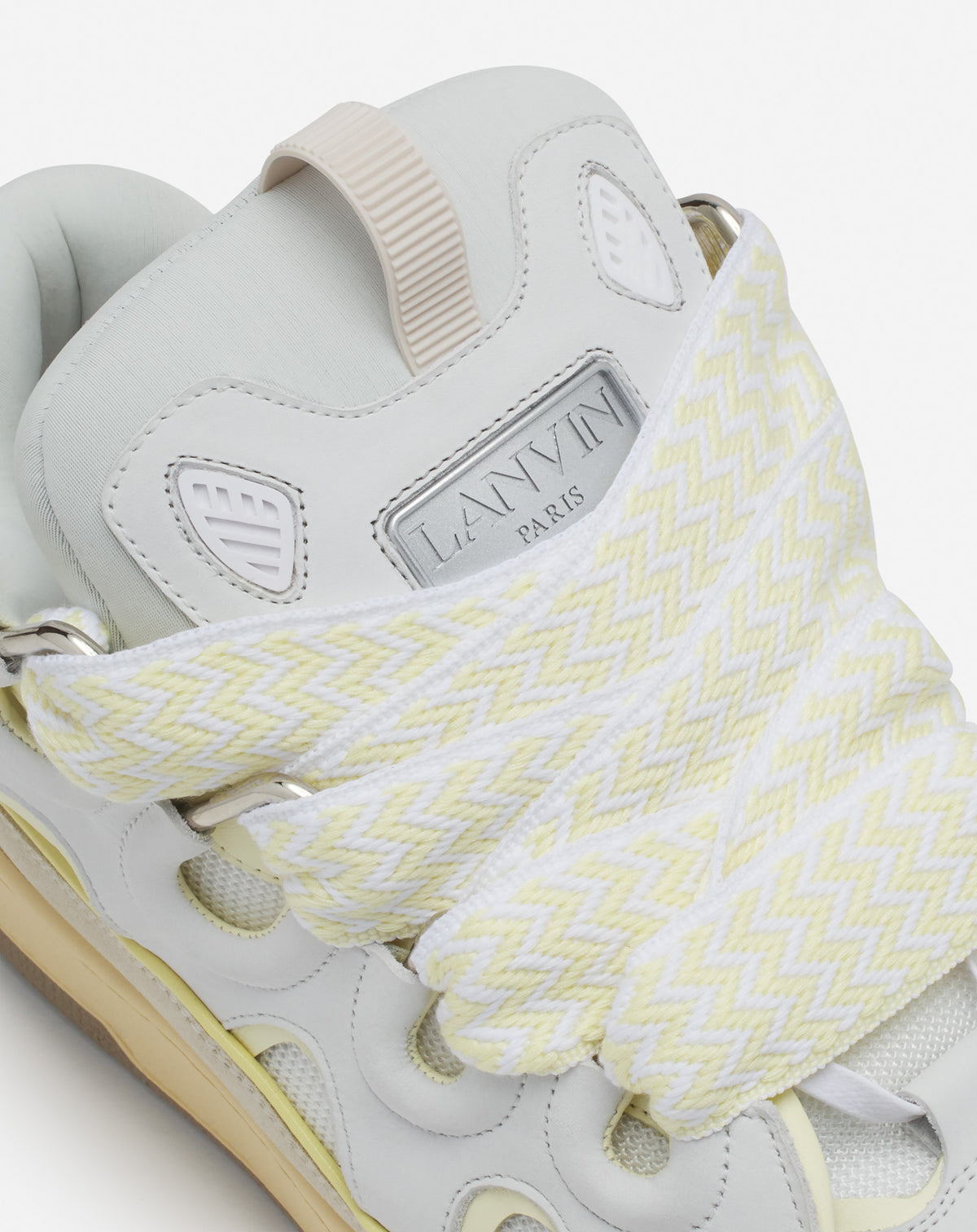 Curb sneakers bicolore - Blanc & beige