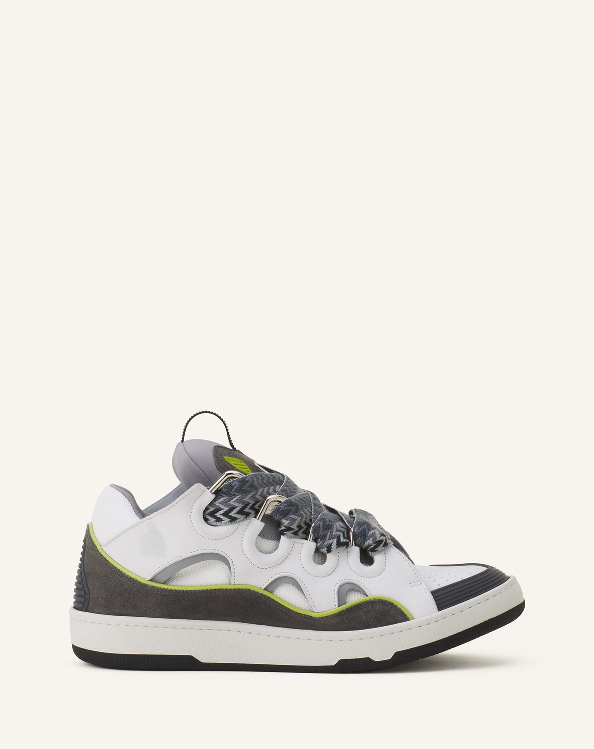 Curb sneakers bicolore - Blanc & gris
