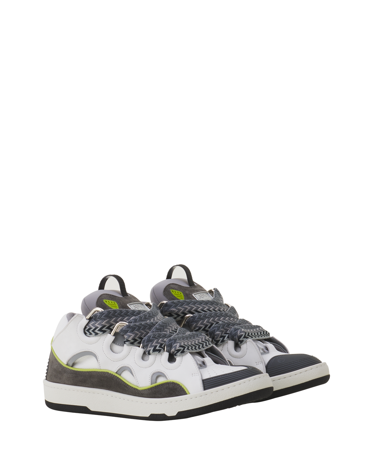 Curb sneakers bicolore - Blanc & gris
