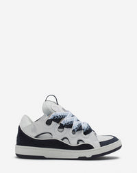 Curb sneakers bicolore - Blanc & bleu marine