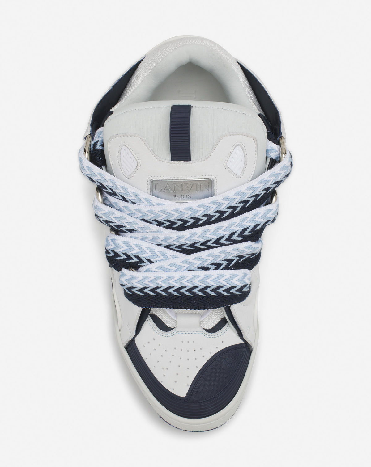 Curb sneakers bicolore - Blanc & bleu marine