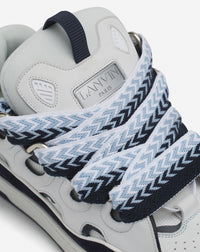 Curb sneakers bicolore - Blanc & bleu marine