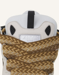 Curb sneakers bicolore - Blanc & kaki