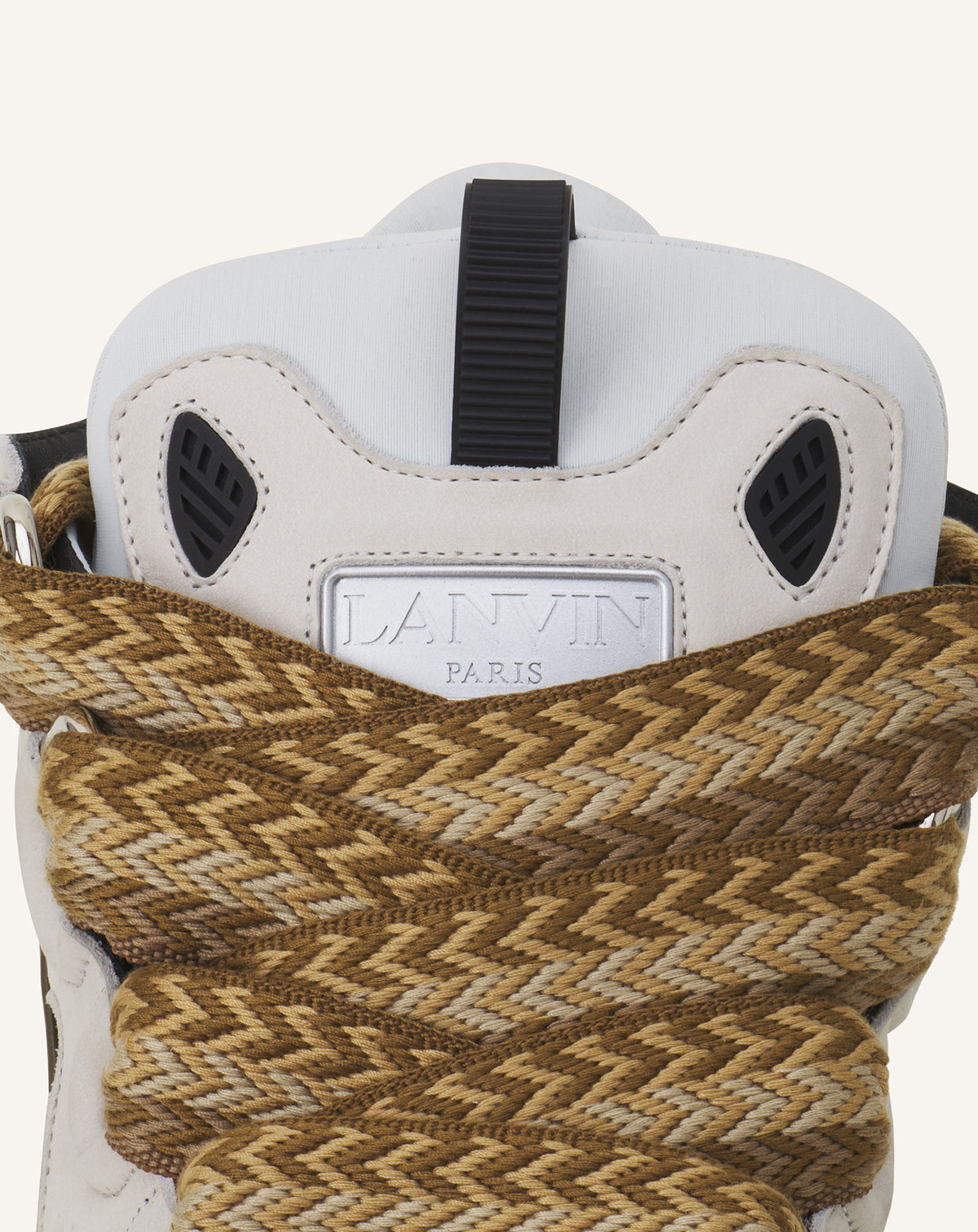 Curb sneakers bicolore - Blanc & kaki