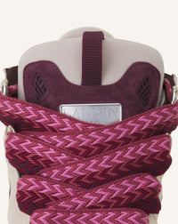 Curb sneakers bicolore - Beige & bordeaux