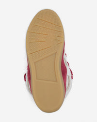 Curb sneakers bicolore - Blanc & framboise
