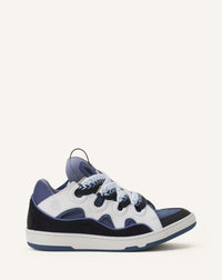 Curb sneakers bicolore - Noir & bleu marine