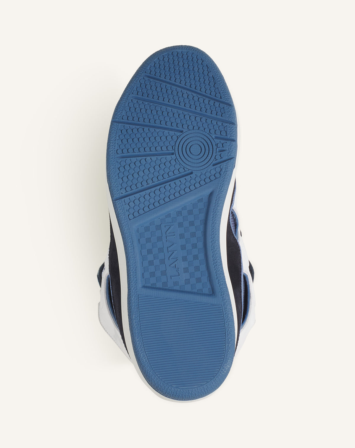 Curb sneakers bicolore - Noir & bleu marine