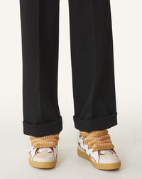 Curb sneakers bicolore - Blanc optique & miel