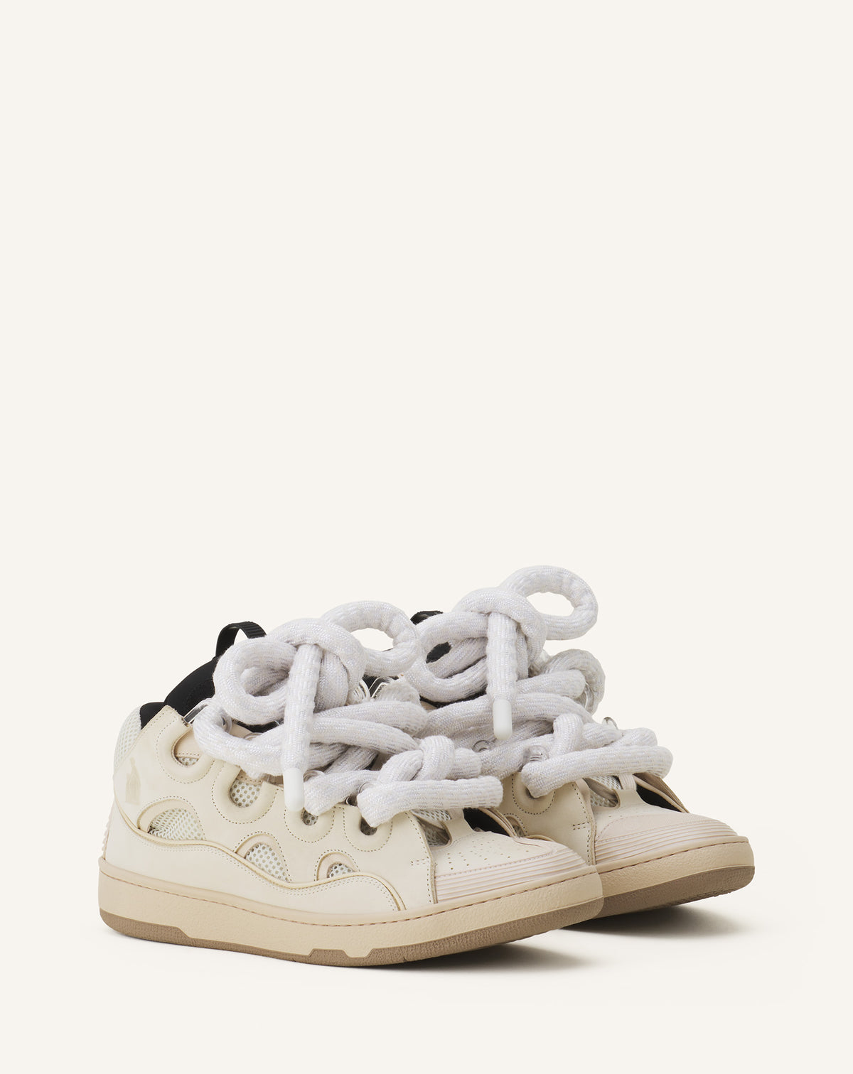 Curb snake - Beige & noir