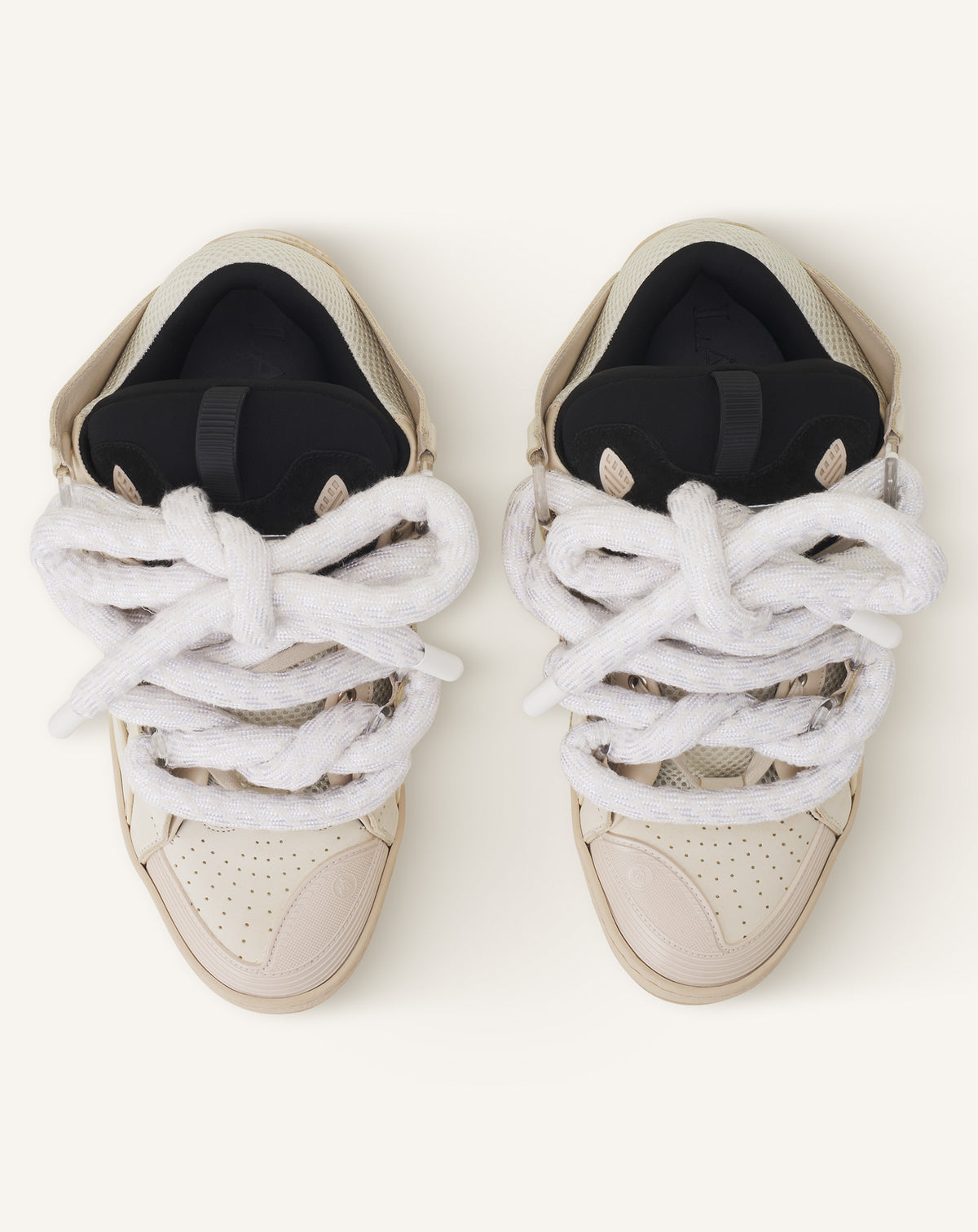 Curb snake - Beige & noir