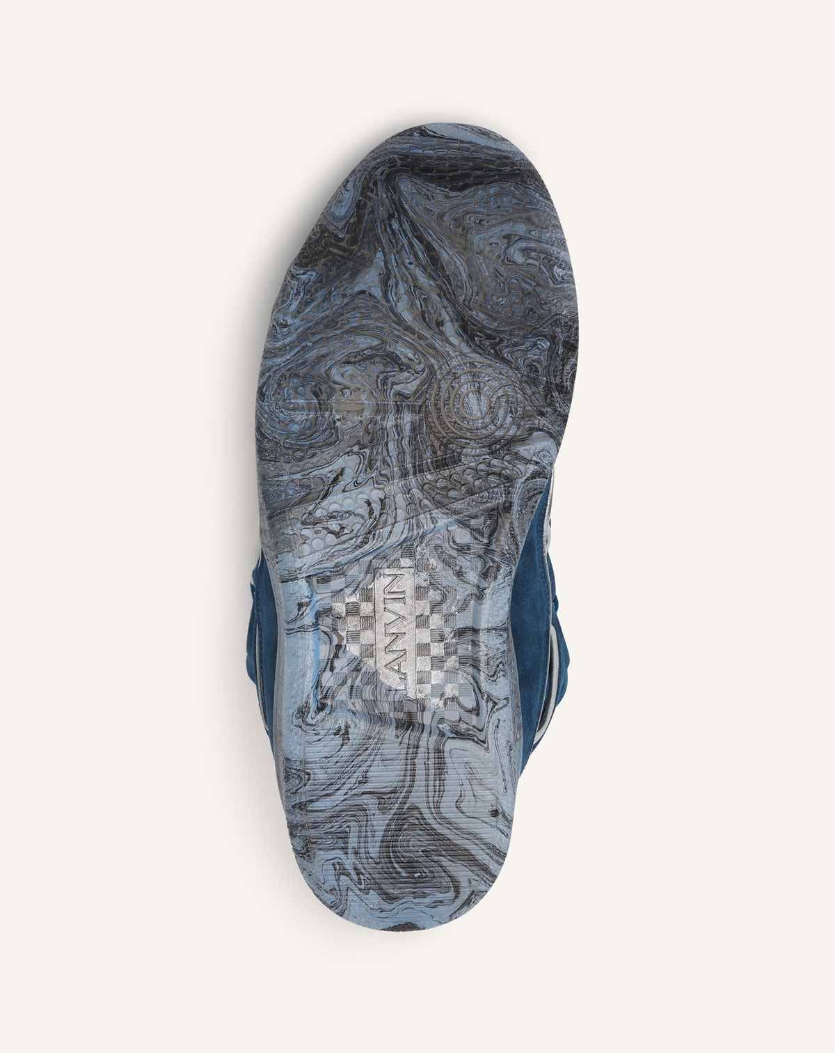 Curb sneakers - Bleu & argent