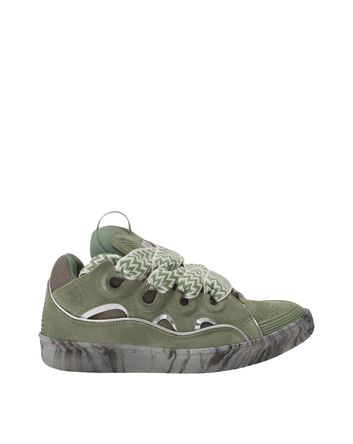 Curb sneakers - Vert & argent