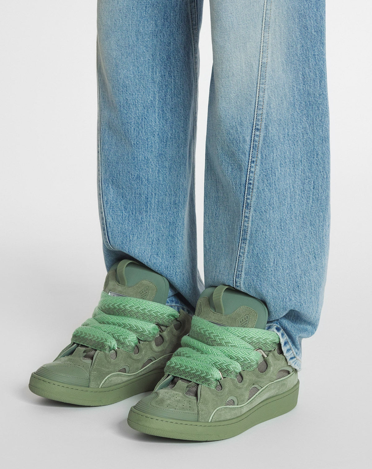 Curb sneakers - Vert de gris