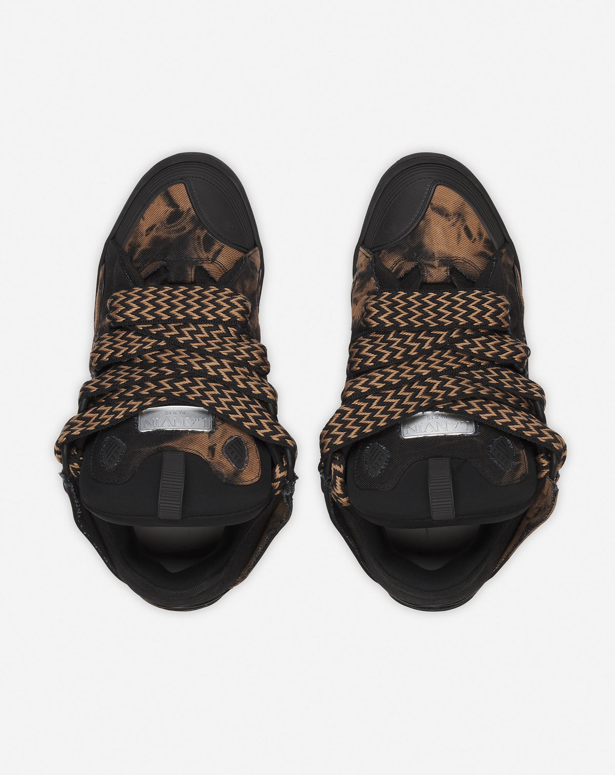 Curb sneakers - Noir & beige