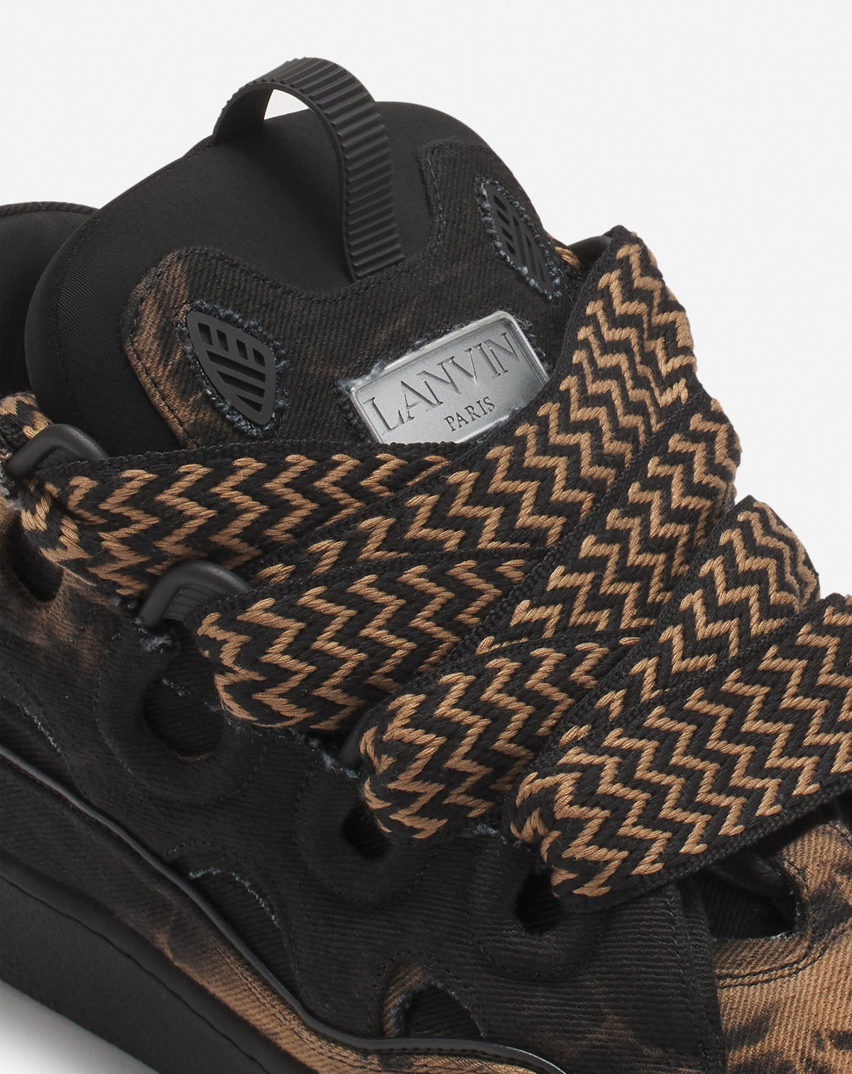 Curb sneakers - Noir & beige