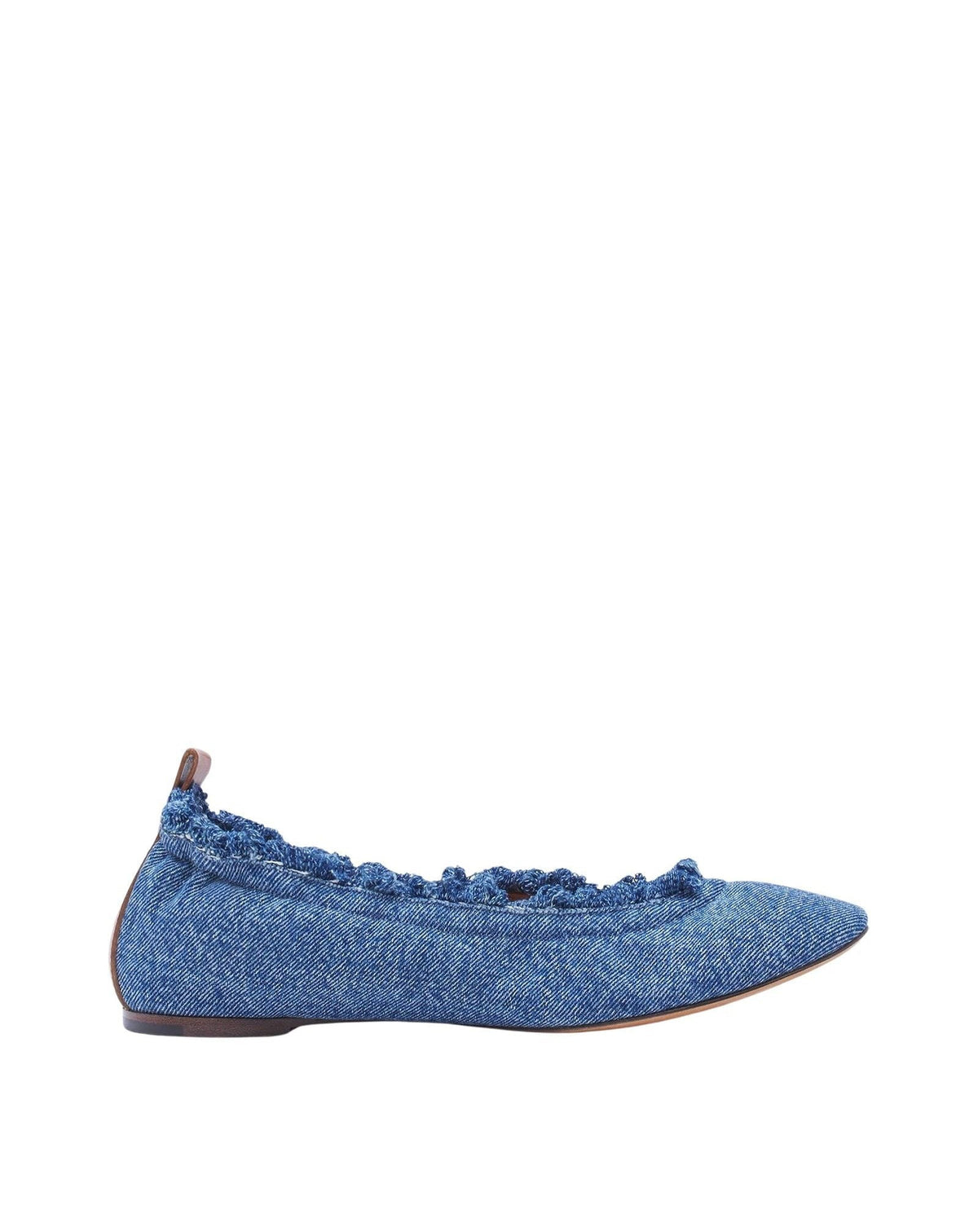 Ballerine avec demin - Bleu jean