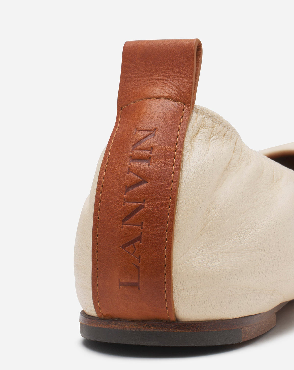 Ballerines en cuir - Beige