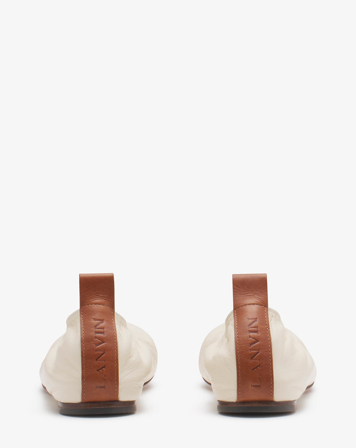 Ballerines en cuir - Beige
