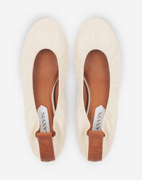 Ballerines en cuir - Beige