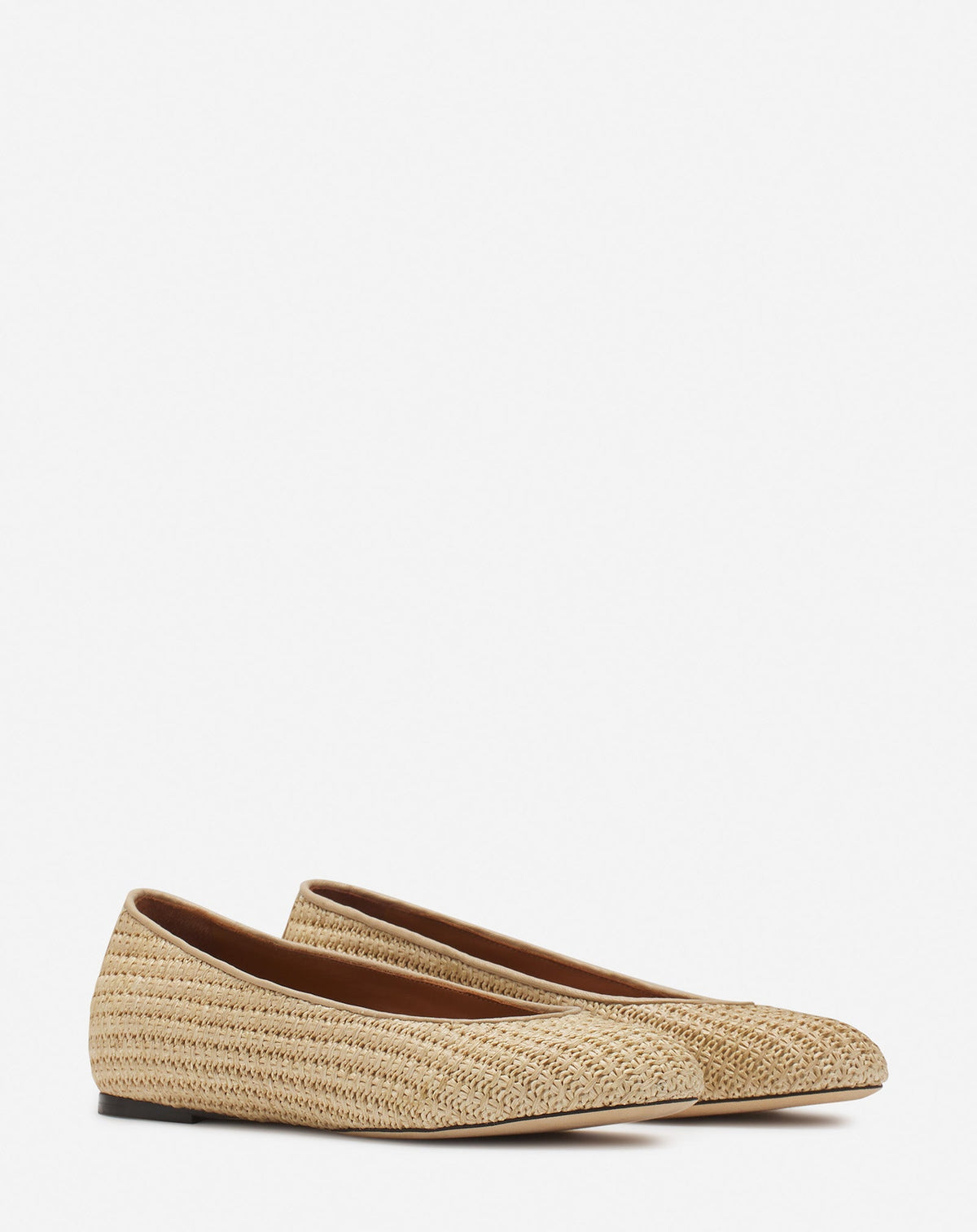 Ballerine en rafia - Naturel