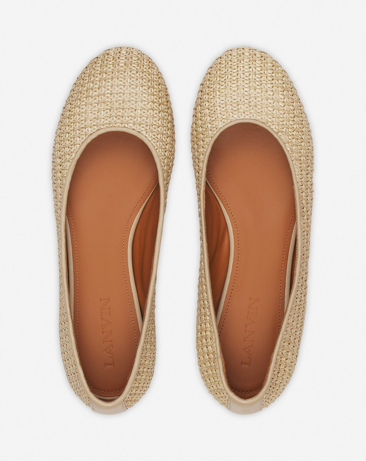 Ballerine en rafia - Naturel