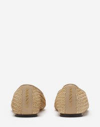 Ballerine en rafia - Naturel