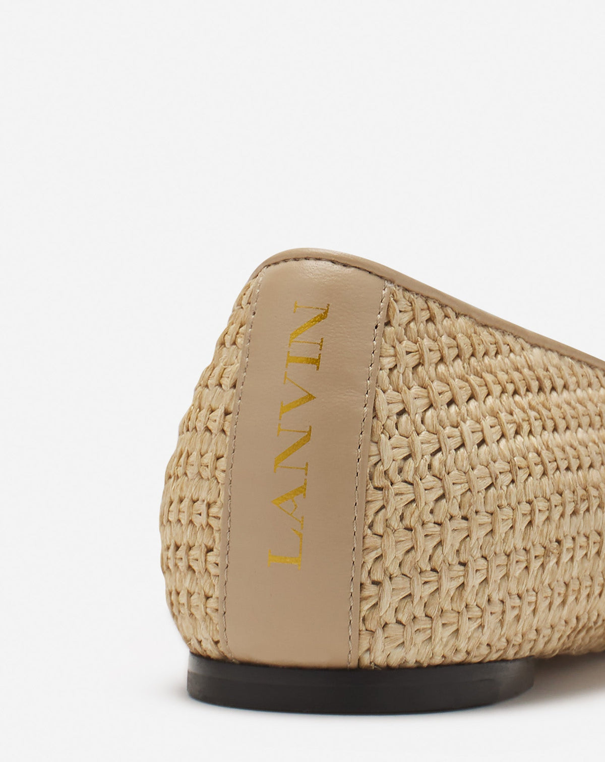 Ballerine en rafia - Naturel
