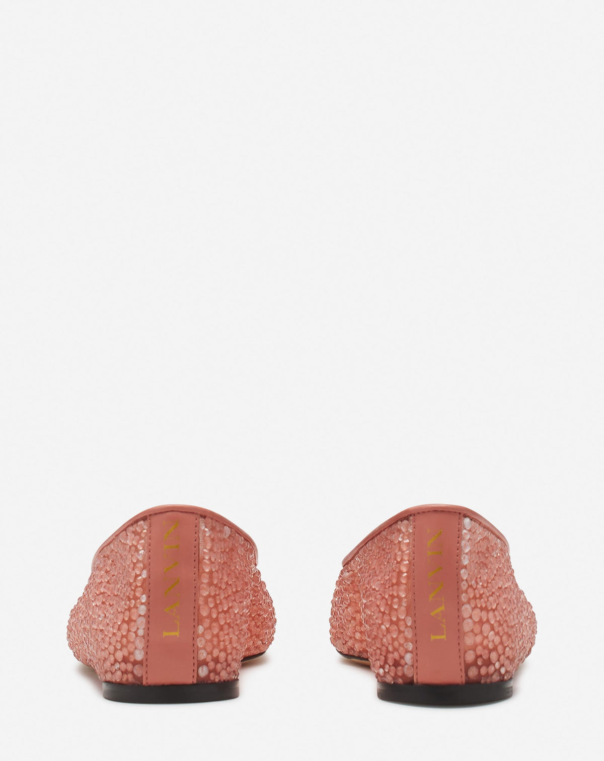 Ballerine avec strass - Litchi