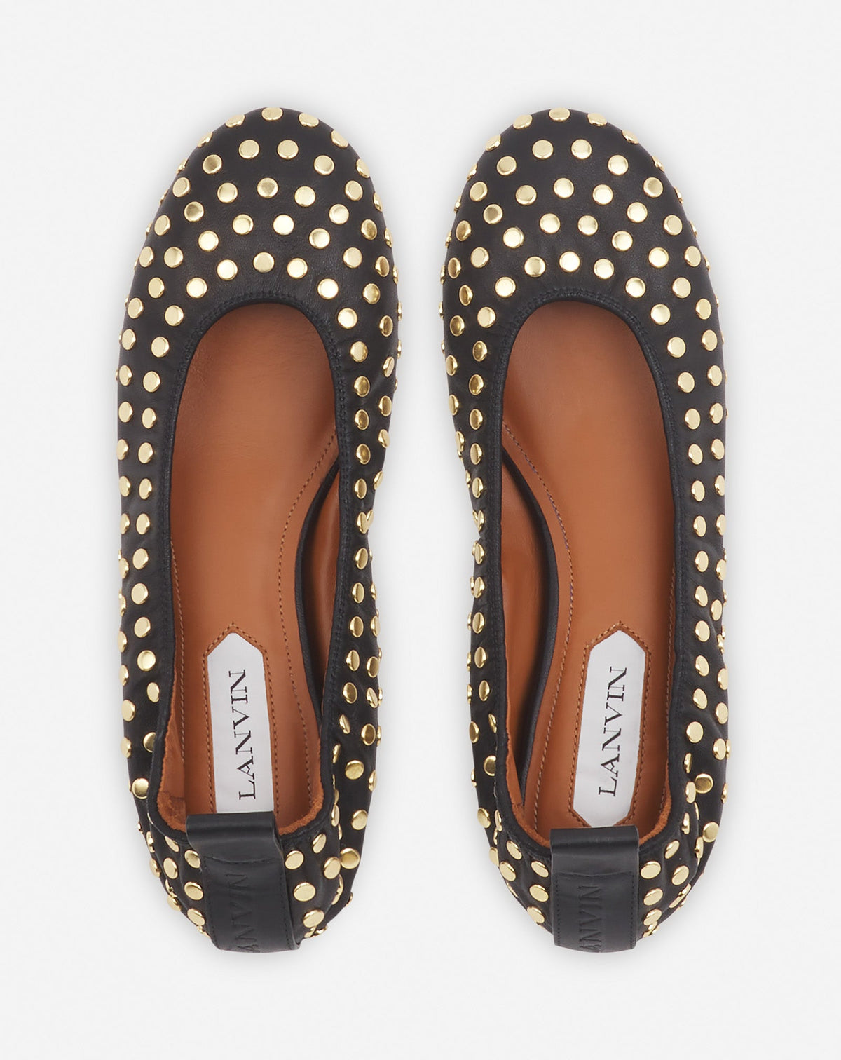 Ballerina avec studs - Noir