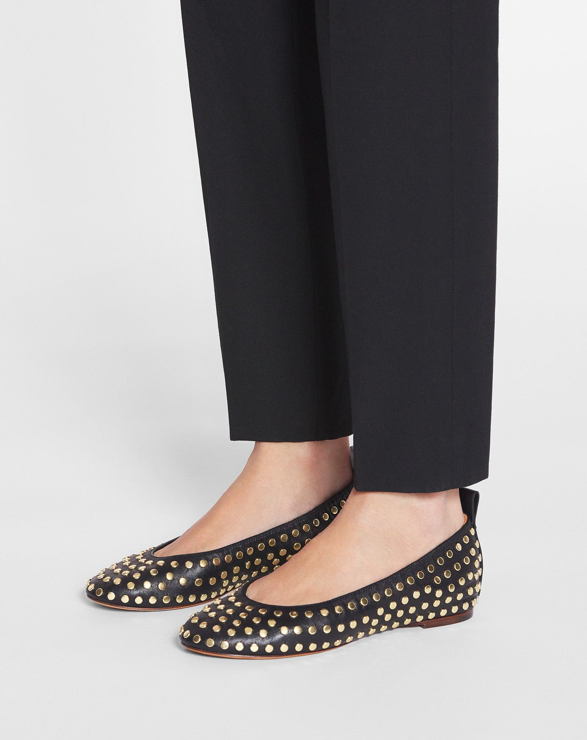 Ballerina avec studs - Noir