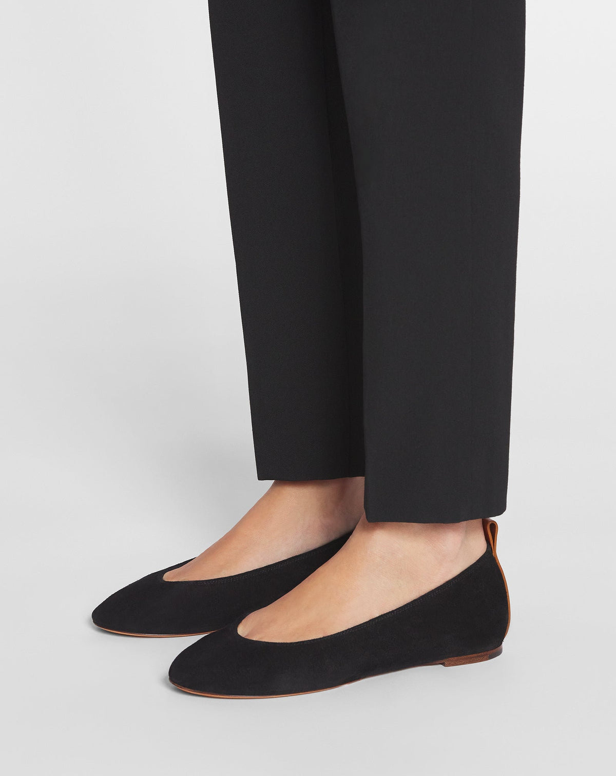 Ballerine avec suede - Noir