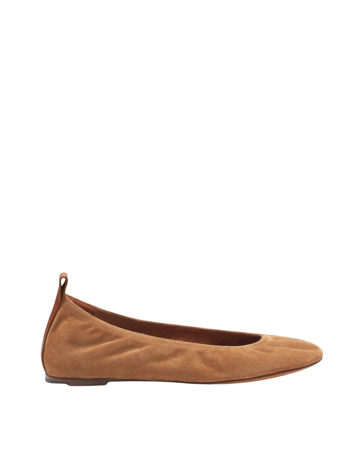 Ballerine avec suede - Marron