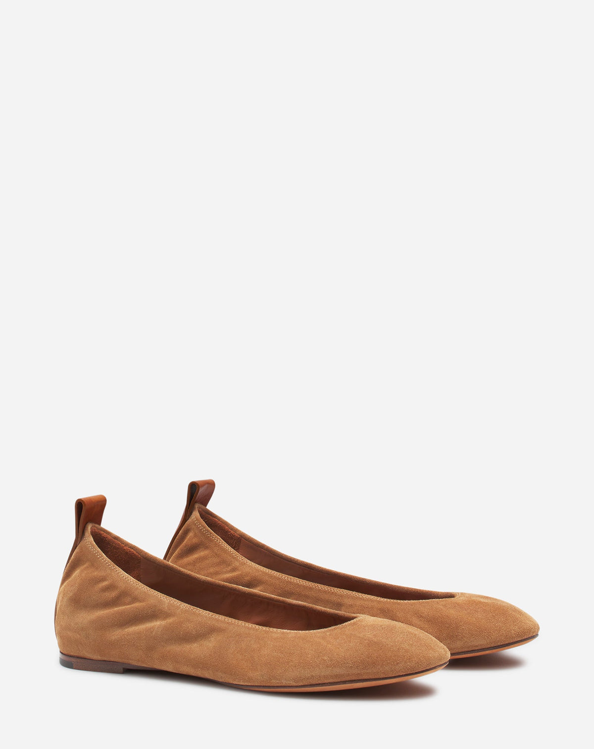 Ballerine avec suede - Marron